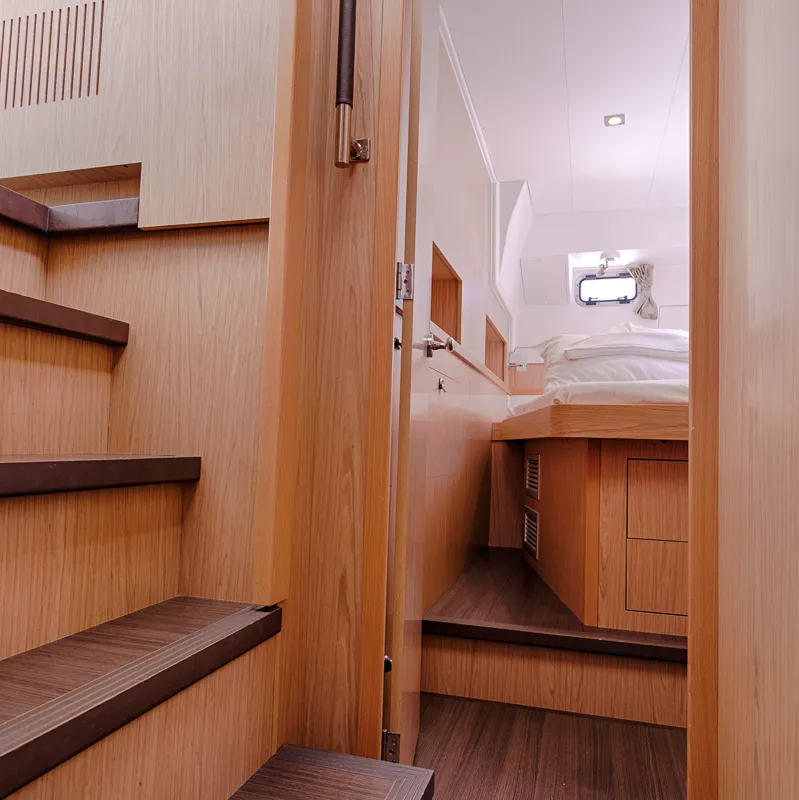 Cabin on Sunshine, a Lagoon 400 S2 catamaran at Split, Croatia