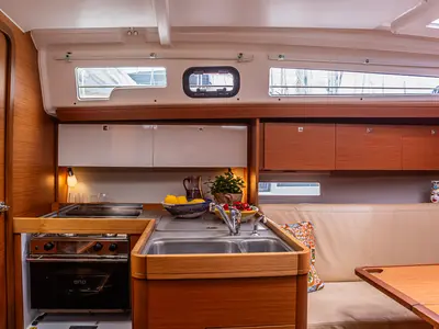 Smile Planet, a Dufour 360 GL sailboat at Tonnarella, Italy