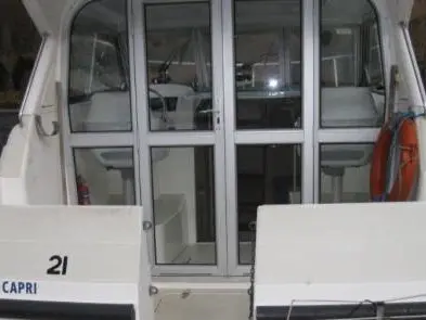 Deck of Cygnet Capri WHS, a motorboat at Laggan, United Kingdom