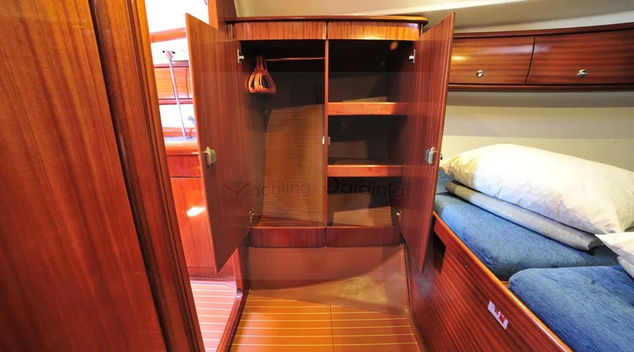 Cabin on Tommy, a Bavaria 38 sailboat at Olbia, Italy