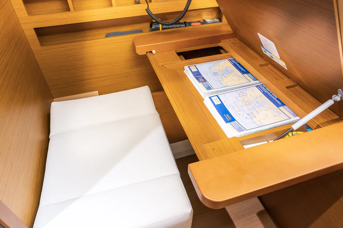Emotion, a Jeanneau Sun Odyssey 410 sailboat at Athens, Greece