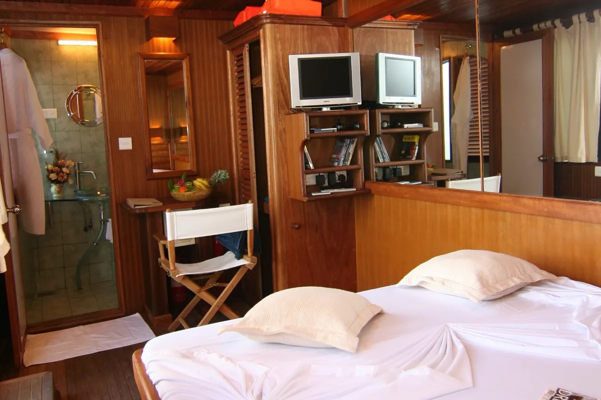 Cabin on Stella 1, a Gulet Wooden motor yacht motor yacht at Malé, Maldives