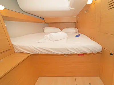 Cabin on Dream Weaver, a Dufour 460 Grand Large sailboat at Municipal Unit of Lefkada, Greece