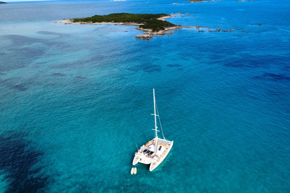 Sabine, a Lagoon 570 catamaran at La Ciotat, France