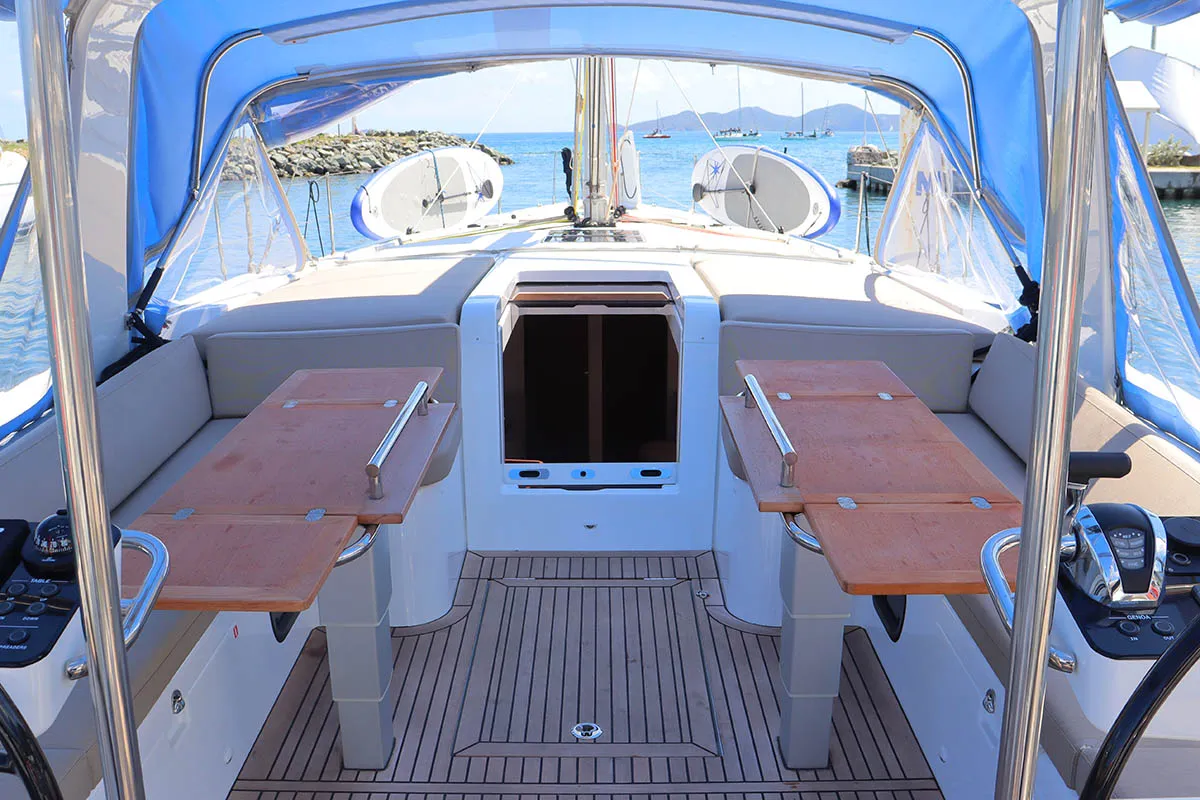 Heartbeat, a Beneteau Oceanis 54 sailboat at Road Town, British Virgin Islands