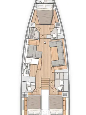 Heartbeat, a Beneteau Oceanis 54 sailboat at Road Town, British Virgin Islands