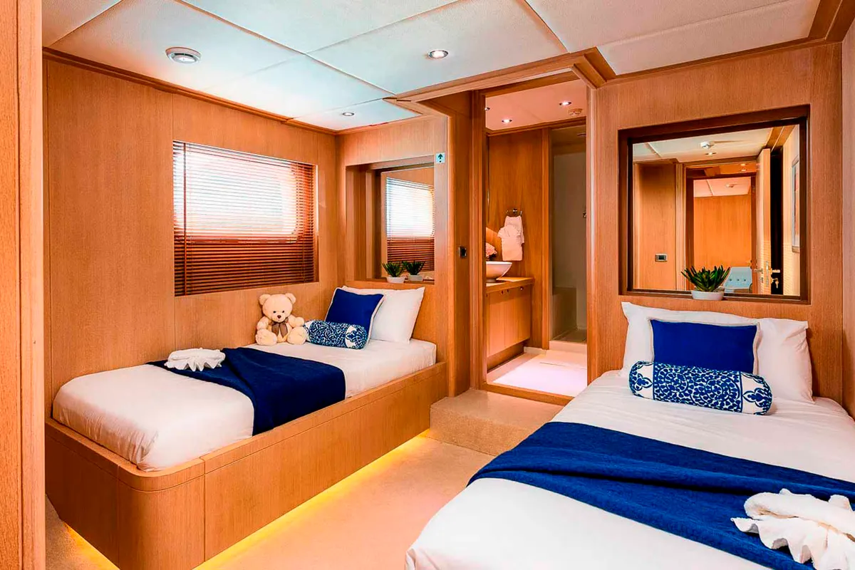 Cabin on Grace, a Gulet Motoryacht motor yacht at Split, Croatia