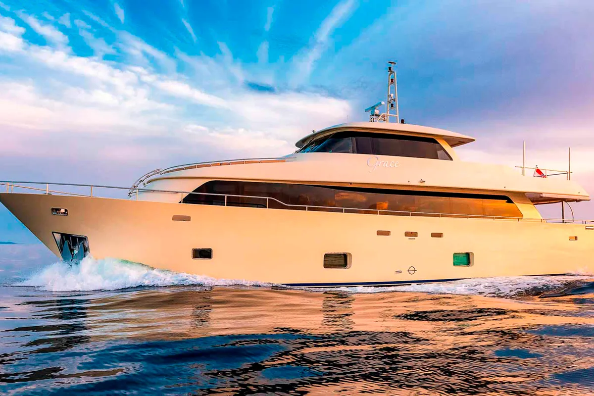 Exterior view of Grace, a Gulet Motoryacht motor yacht at Split, Croatia