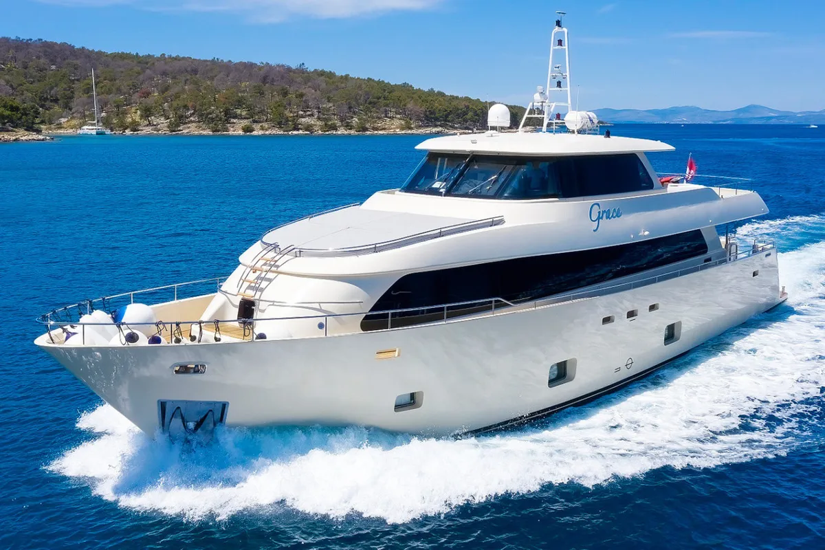 Exterior view of Grace, a Gulet Motoryacht motor yacht at Split, Croatia