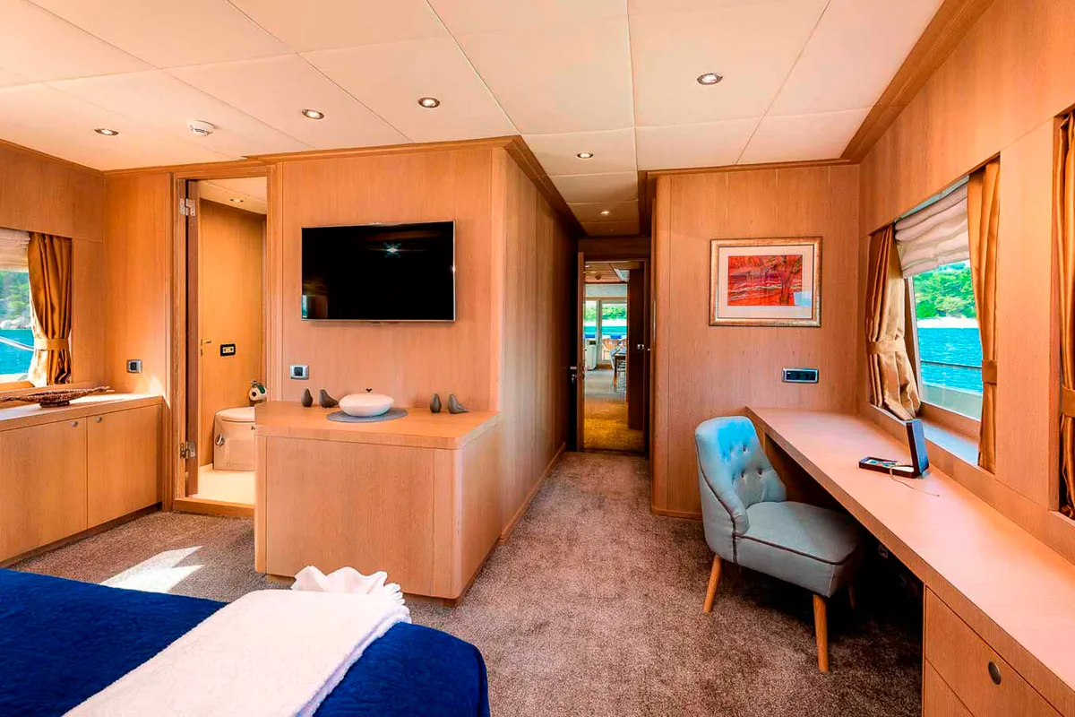 Cabin on Grace, a Gulet Motoryacht motor yacht at Split, Croatia