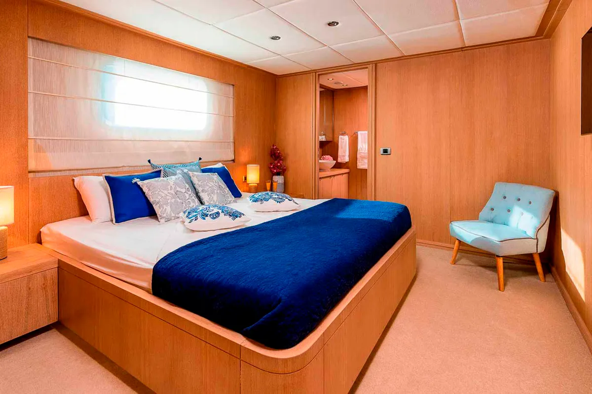 Cabin on Grace, a Gulet Motoryacht motor yacht at Split, Croatia