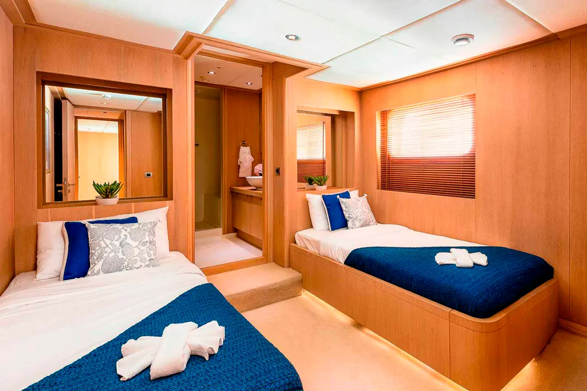 Cabin on Grace, a Gulet Motoryacht motor yacht at Split, Croatia