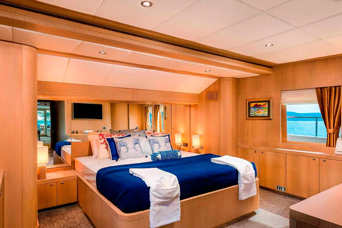 Cabin on Grace, a Gulet Motoryacht motor yacht at Split, Croatia