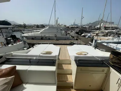 Galley of Noe, a Sarnico 65 motor yacht at Palermo, Italy