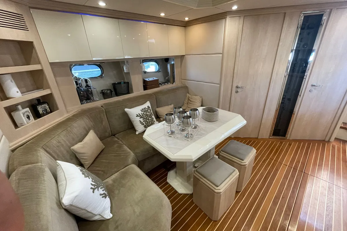 Noe, a Sarnico 65 motor yacht at Palermo, Italy