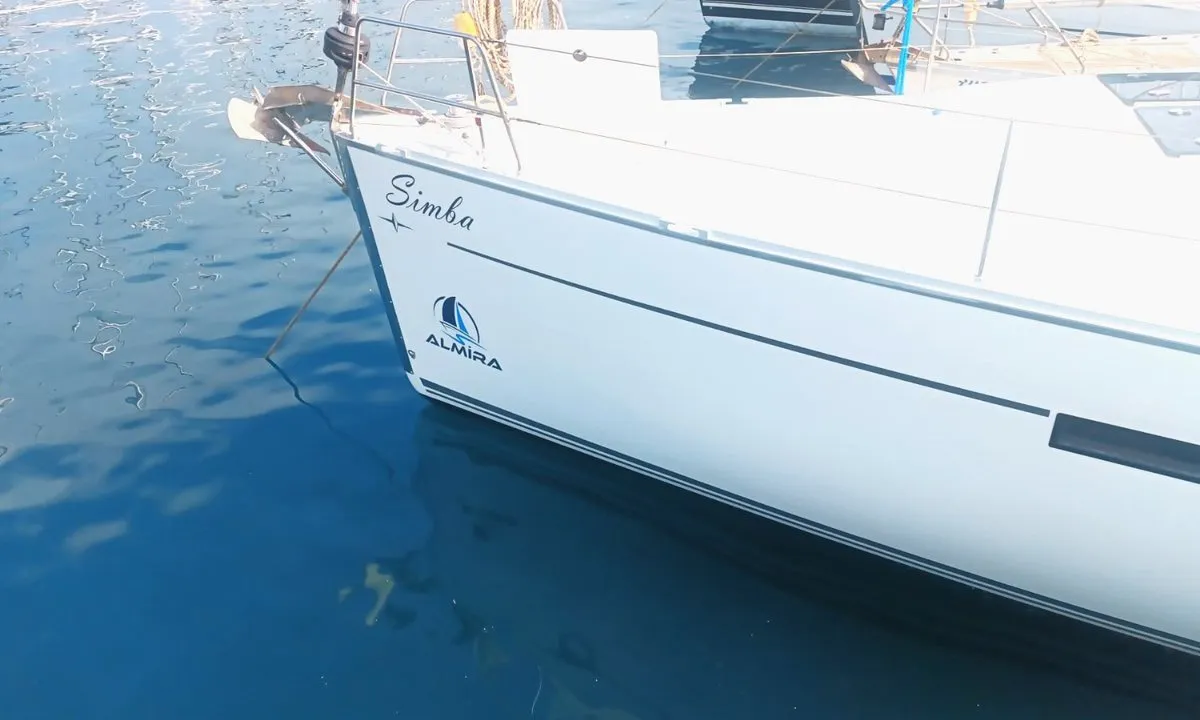 Galley of Simba, a Bavaria Cruiser 46 sailboat at Fethiye, Turkey