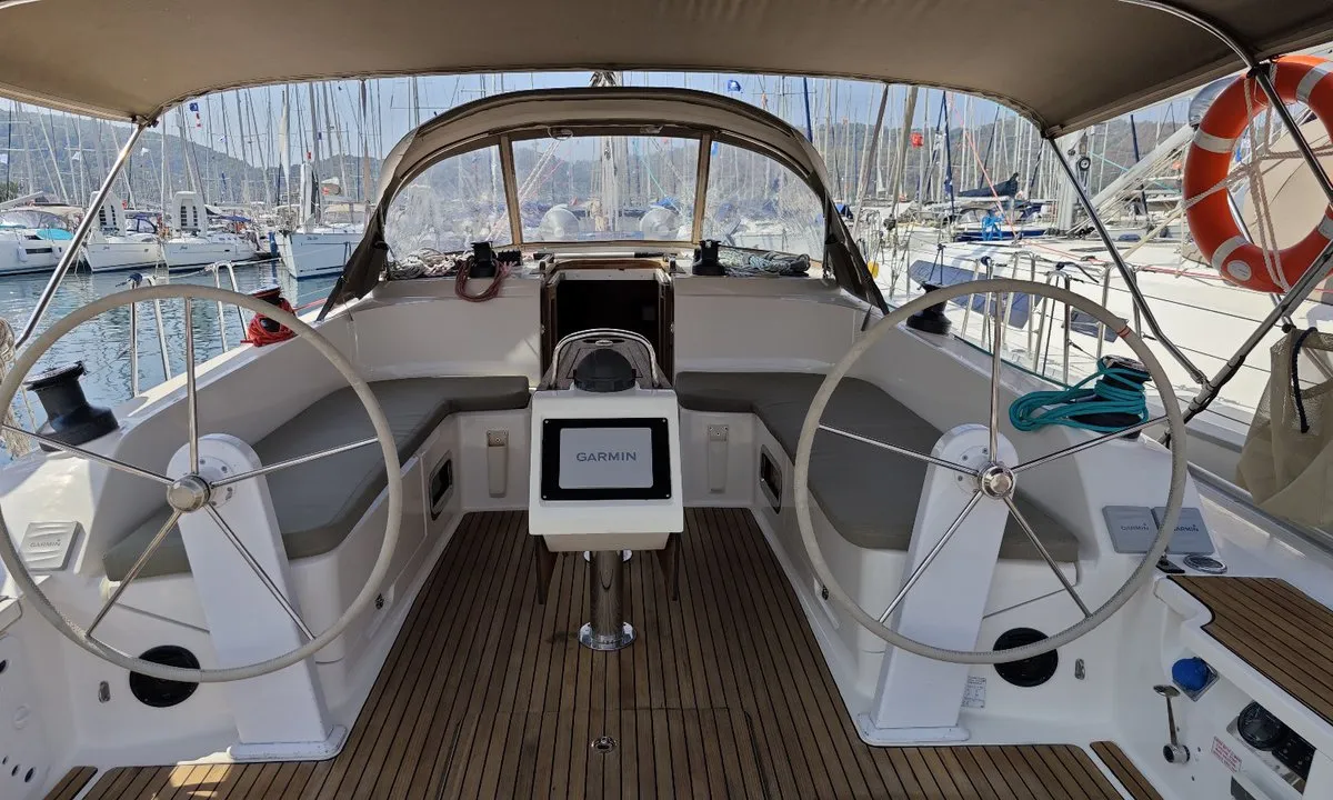 Simba, a Bavaria Cruiser 46 sailboat at Fethiye, Turkey