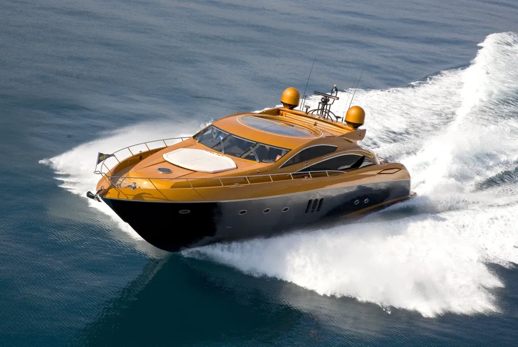 Sunseeker Predator 82, a motorboat at Naples, Italy