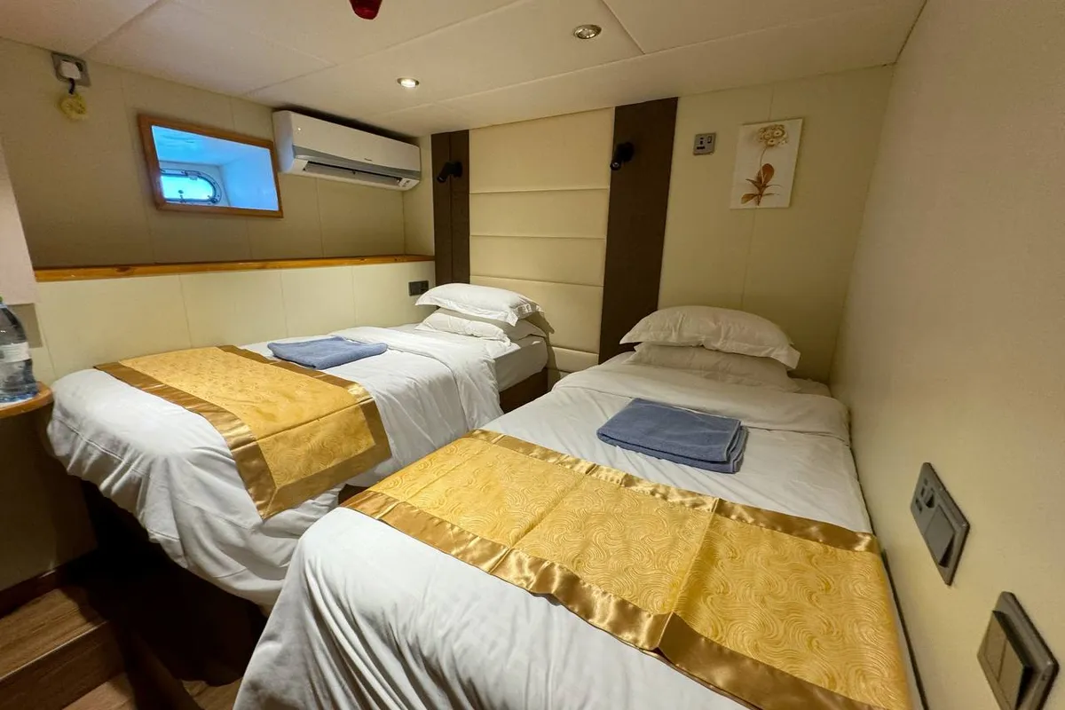 Cabin on North Seven, a Gulet Motoryacht motor yacht at Malé, Maldives