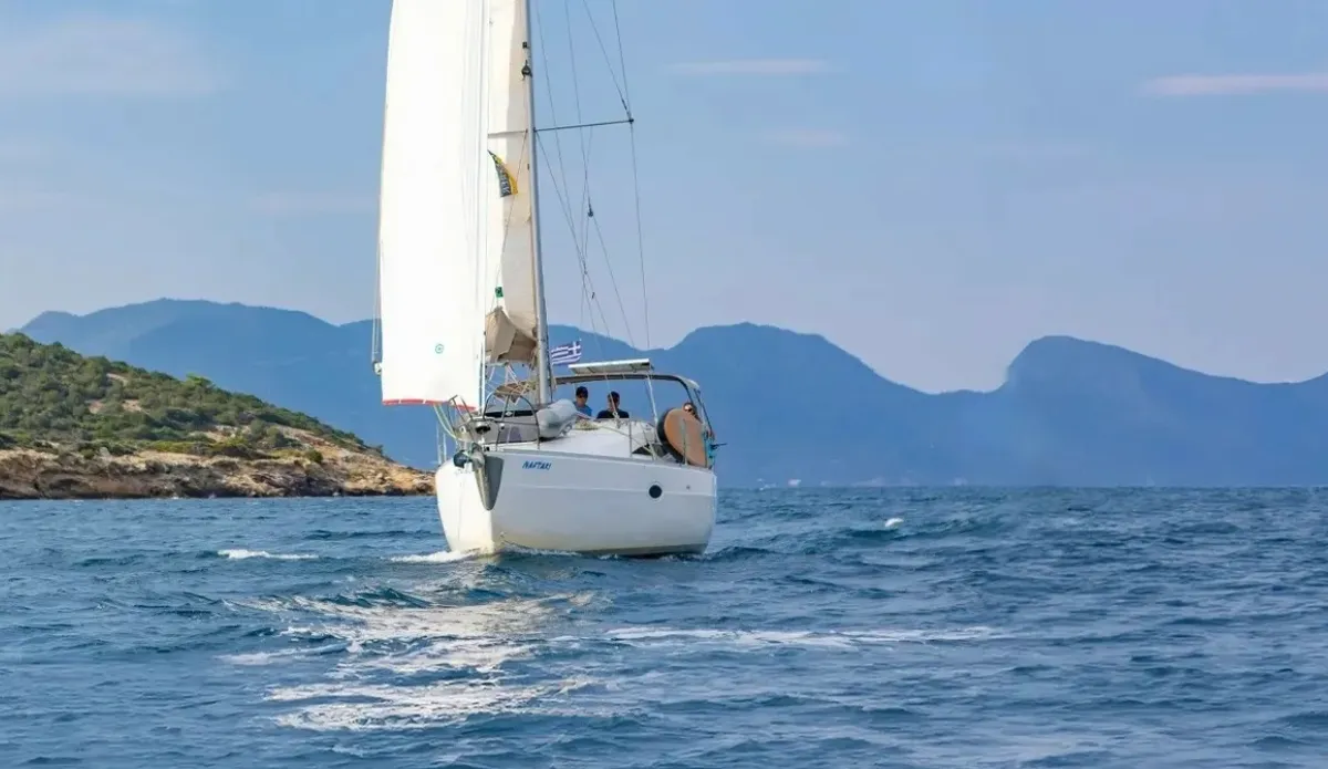 Elan 344 Impression, a sailboat at Preveza, Greece