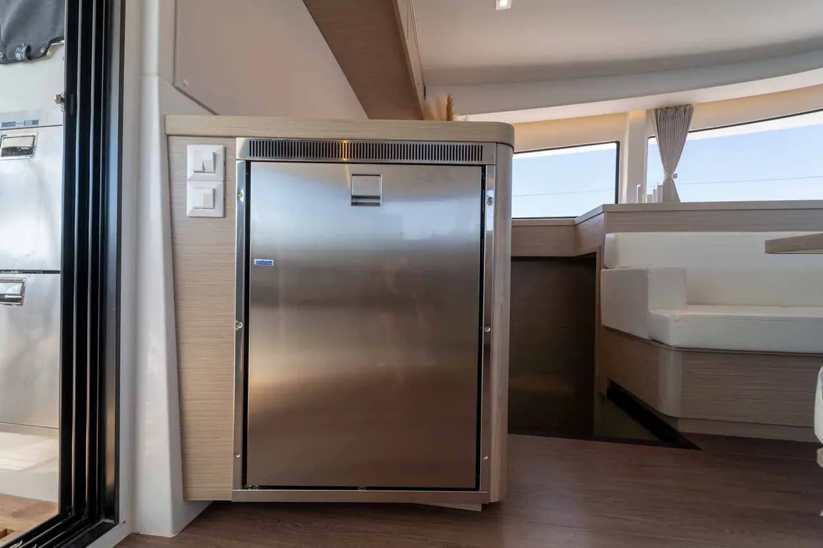 Galley of Mare Sunce, a Lagoon 42 catamaran at Grad Šibenik, Croatia