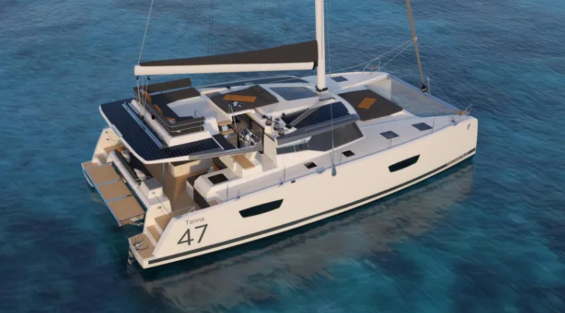 La Bella Vita, a Fountaine Pajot Tanna 47 Maestro catamaran at Road Town, British Virgin Islands