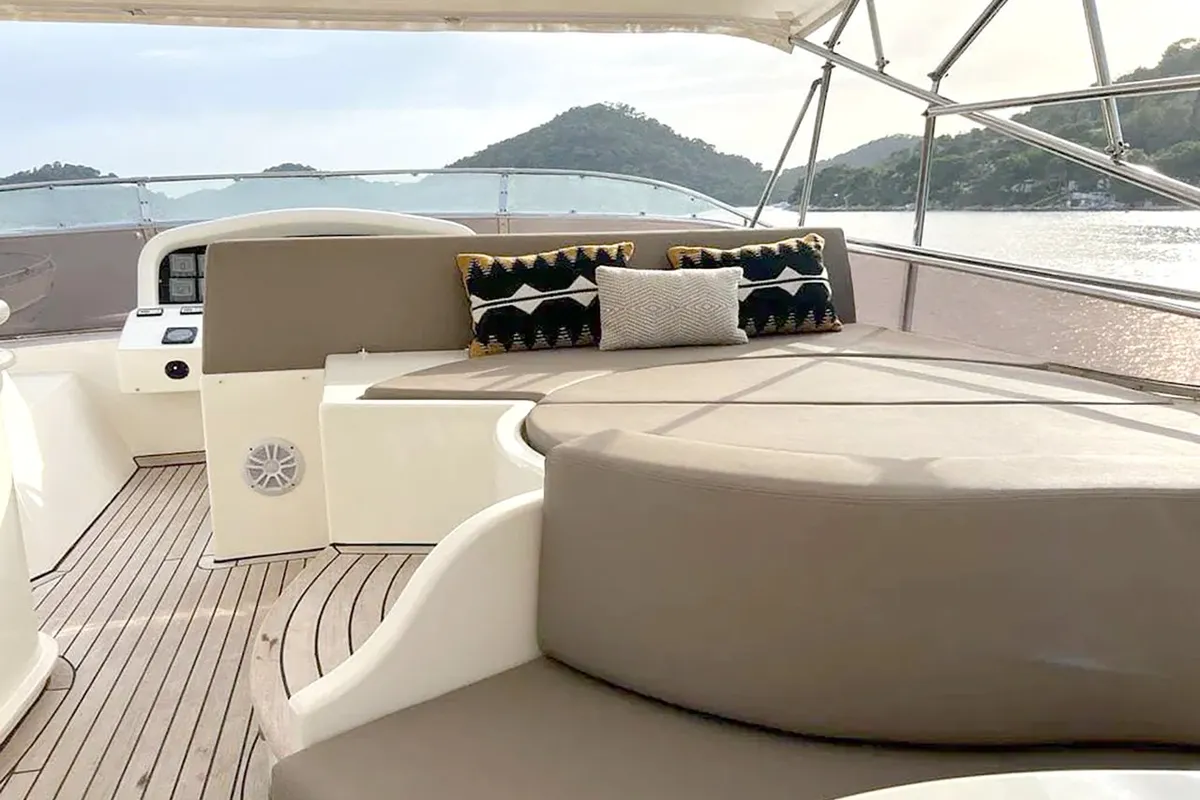 Magic Six, a Astondoa 82 GLX motor yacht at Zadar, Croatia