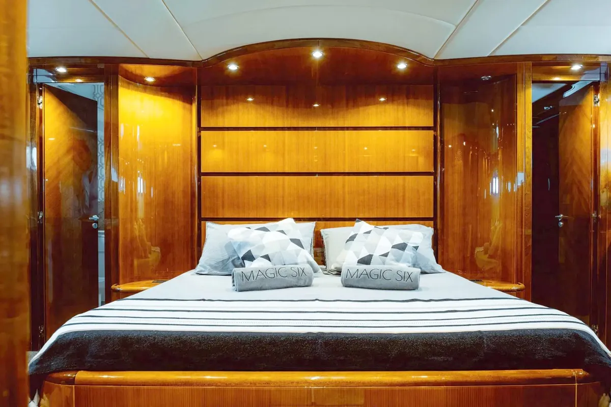 Magic Six, a Astondoa 82 GLX motor yacht at Zadar, Croatia
