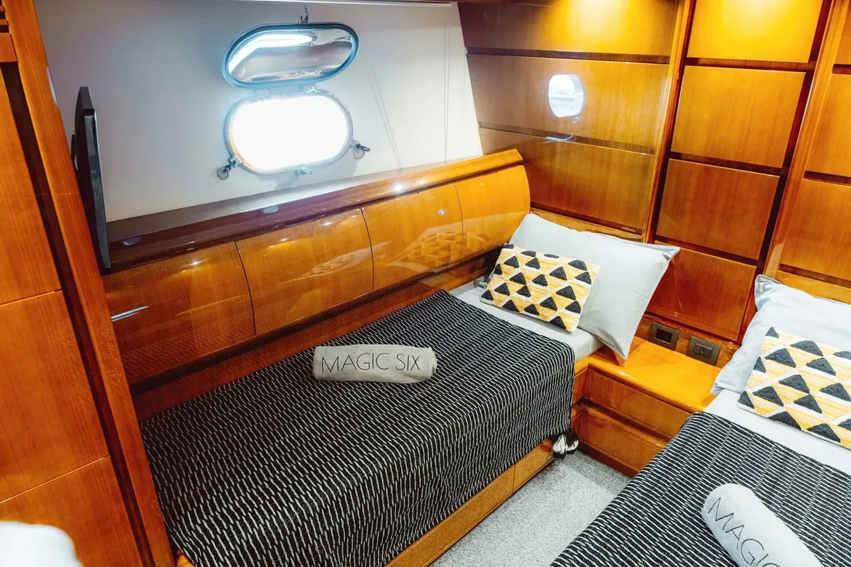 Magic Six, a Astondoa 82 GLX motor yacht at Zadar, Croatia