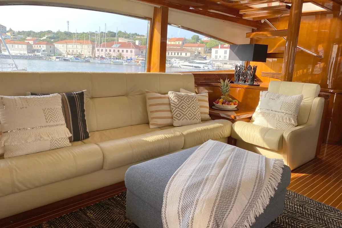 Magic Six, a Astondoa 82 GLX motor yacht at Zadar, Croatia