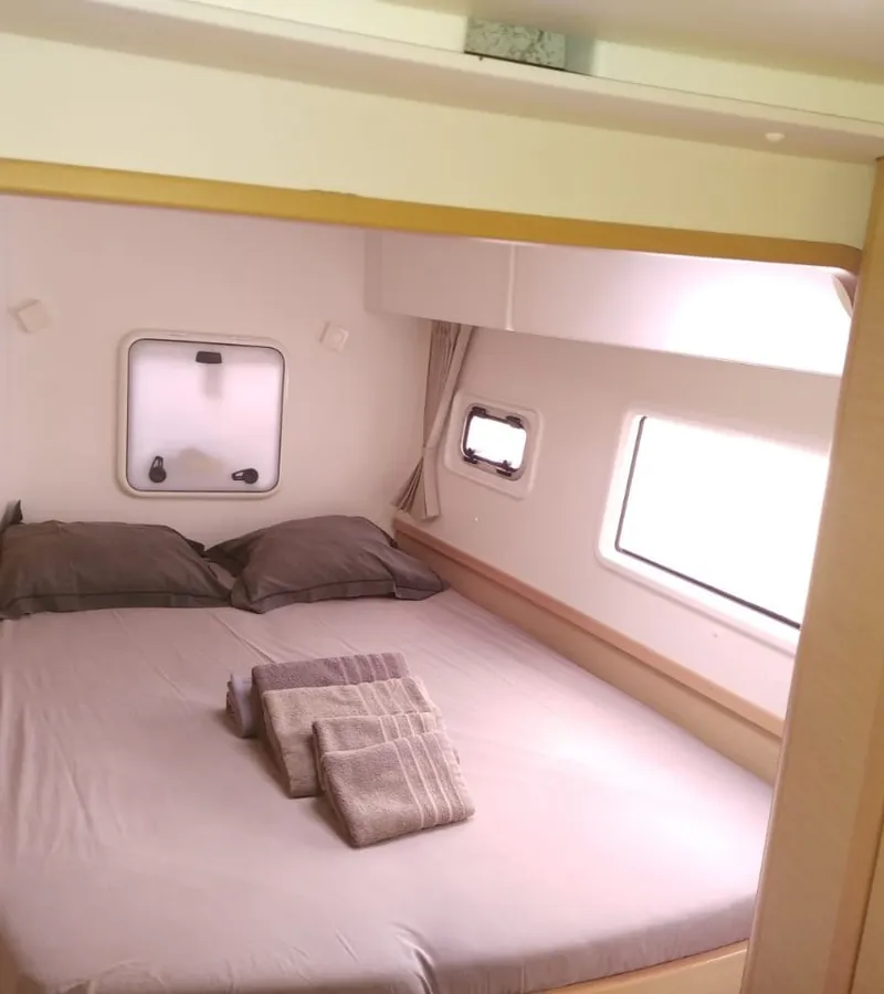 Cabin on Martine, a Lagoon 42 catamaran at Alameda, United States