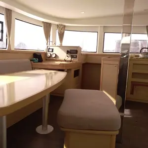 Salon of Martine, a Lagoon 42 catamaran at Alameda, United States