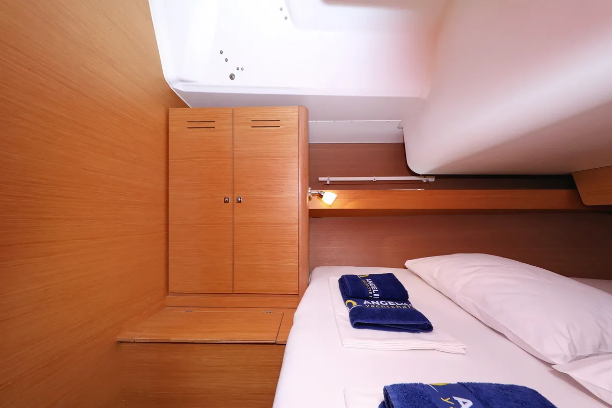 Cabin on Chuck, a Dufour 460 GL sailboat at Grad Vodice, Croatia