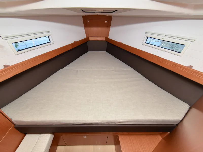 Cabin on Nixie, a Bavaria Cruiser 41 sailboat at Zadar, Croatia