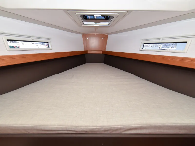 Cabin on Nixie, a Bavaria Cruiser 41 sailboat at Zadar, Croatia