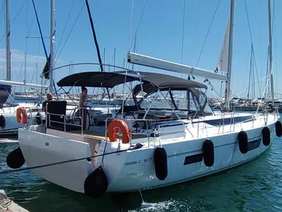 PROMITHEAS, a Bavaria C57 sailboat at Athens, Greece