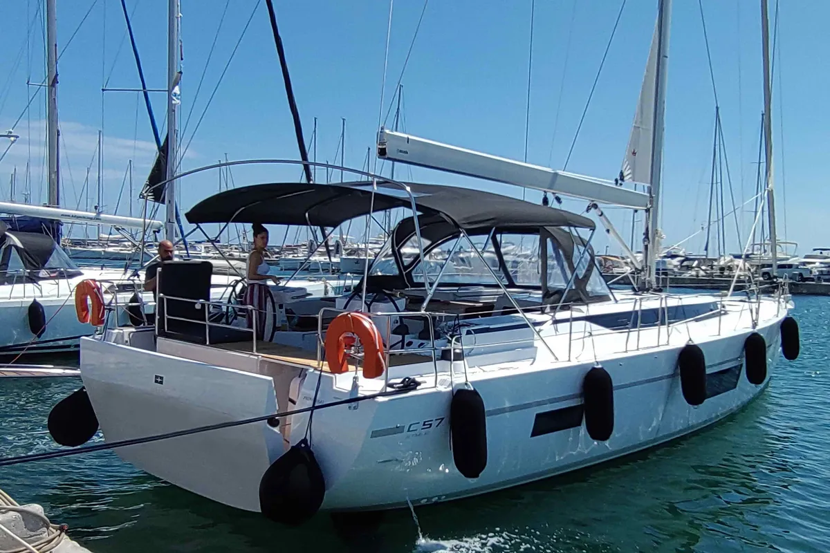 PROMITHEAS, a Bavaria C57 sailboat at Athens, Greece