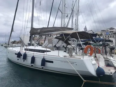 EVA, a Jeanneau Sun Odyssey 469 sailboat at Volos Municipality, Greece