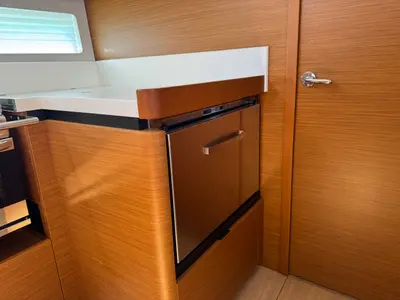 Galley of Don Carlo, a Jeanneau Sun Odyssey 490 sailboat at Rodi Garganico, Italy