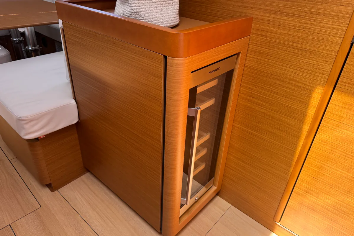 Don Carlo, a Jeanneau Sun Odyssey 490 sailboat at Rodi Garganico, Italy