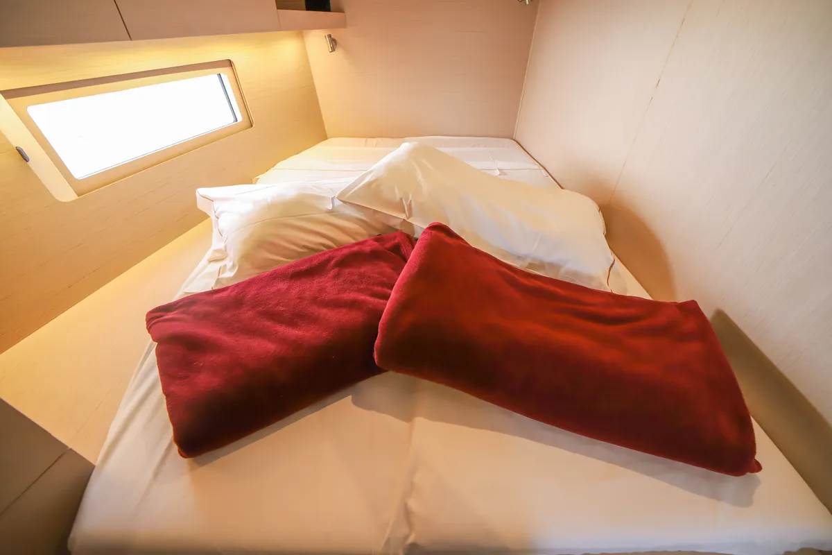 Cabin on Zagara - Comfort Line, a Beneteau Oceanis 51.1 sailboat at Olbia, Italy