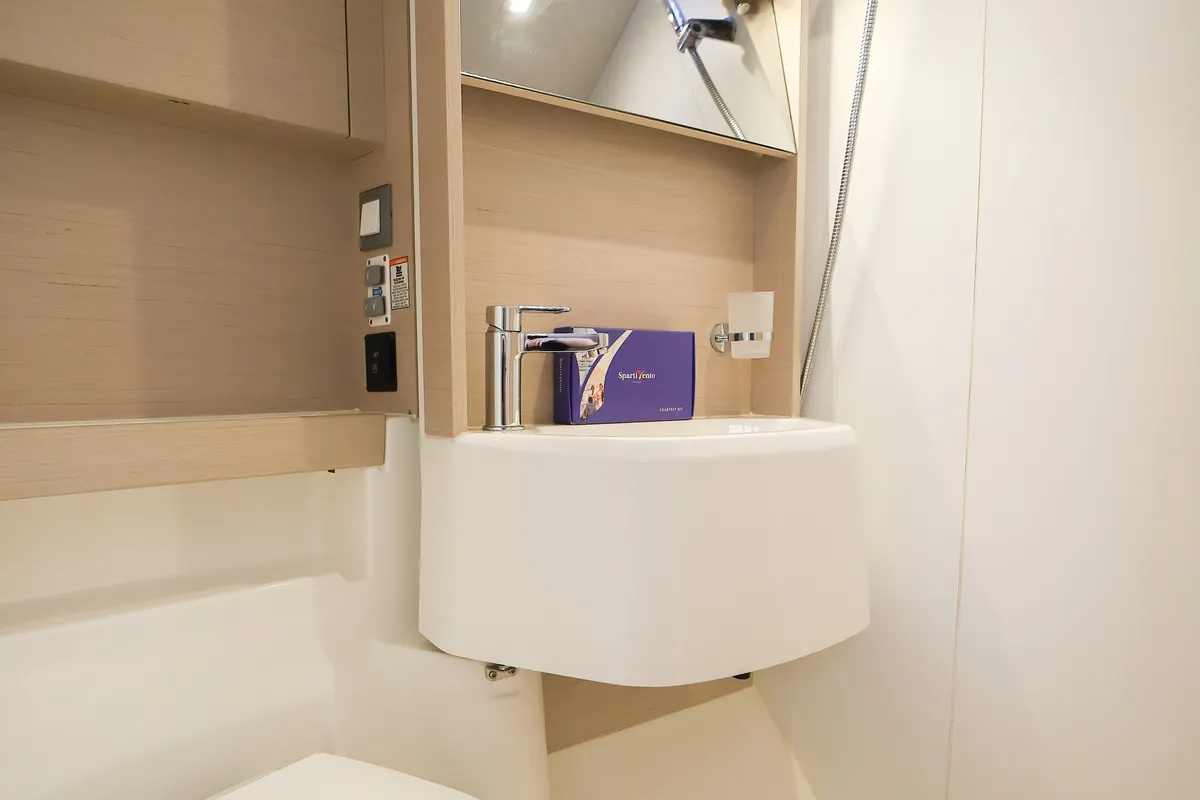 Head on Zagara - Comfort Line, a Beneteau Oceanis 51.1 sailboat at Olbia, Italy