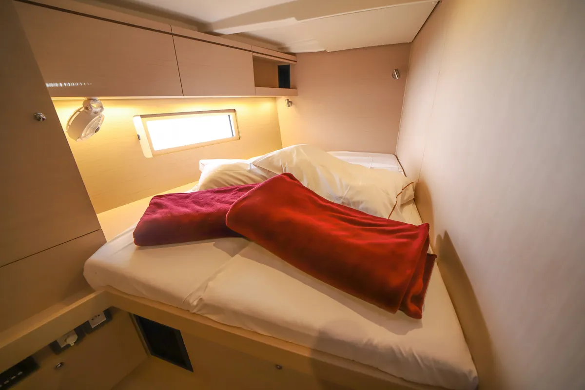 Cabin on Zagara - Comfort Line, a Beneteau Oceanis 51.1 sailboat at Olbia, Italy