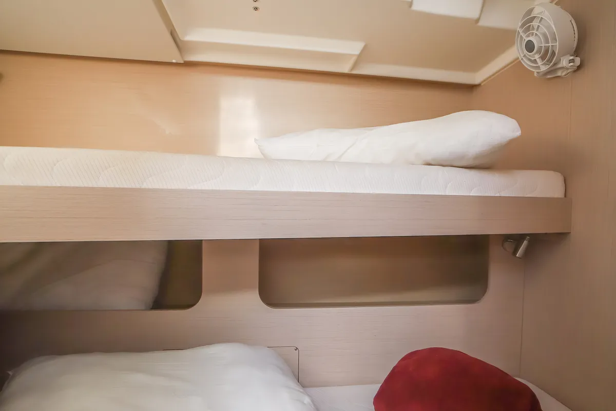 Cabin on Zagara - Comfort Line, a Beneteau Oceanis 51.1 sailboat at Olbia, Italy