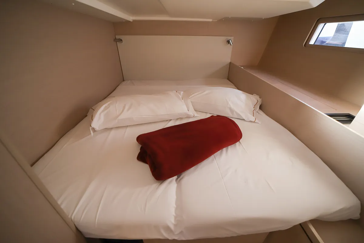 Cabin on Zagara - Comfort Line, a Beneteau Oceanis 51.1 sailboat at Olbia, Italy