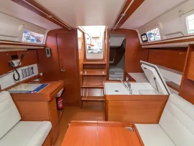 Nougatess, a Dufour 335 Grand Large sailboat at Propriano, France