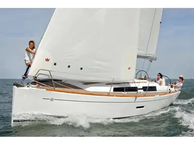 Nougatess, a Dufour 335 Grand Large sailboat at Propriano, France