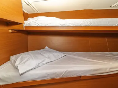 Cabin on Queens of Utrecht, a Jeanneau Sun Odyssey 490 sailboat at Municipal Unit of Ellomenos, Greece