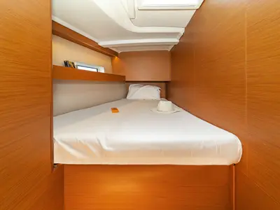 Cabin on Queens of Utrecht, a Jeanneau Sun Odyssey 490 sailboat at Municipal Unit of Ellomenos, Greece