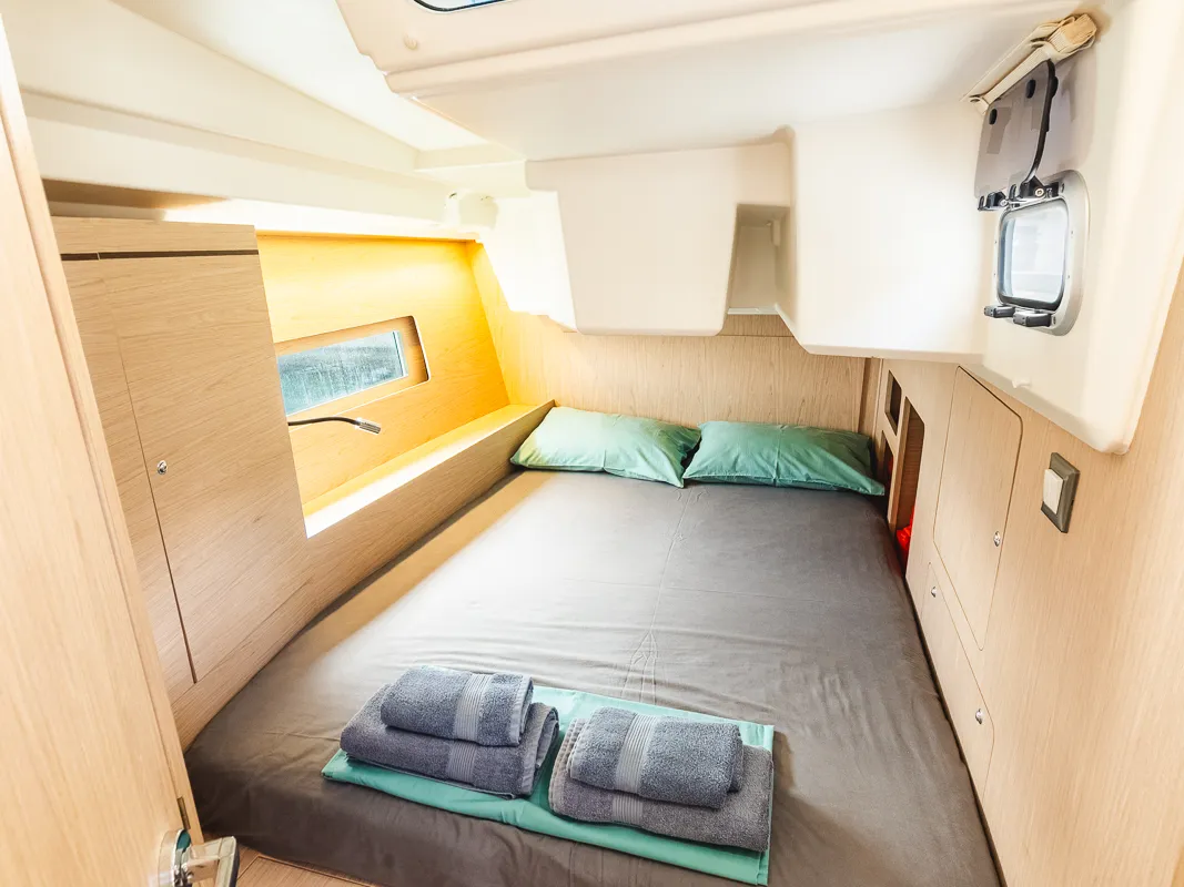 Cabin on Ellaida Built 2019, a Beneteau Oceanis 46.1 sailboat at Municipal Unit of Lefkada, Greece